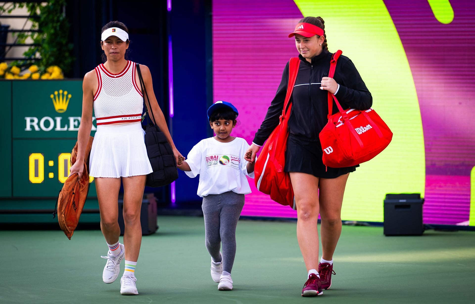 In Picture: Hsieh Su-wei and Jelena Ostapenko (Getty)
